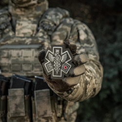 Paramedic Patch, ranger-green, gestickter Patch, M-Tac