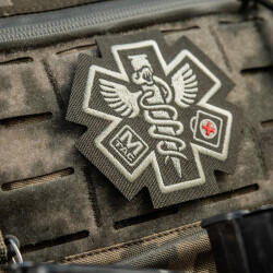Paramedic Patch, ranger-green, gestickter Patch, M-Tac