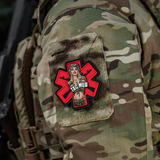TacMed Pinup Girl Patch, olive, 3d Rubber Patch, M-Tac - Jackets to go ...