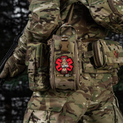TacMed Pinup Girl Patch, olive, 3d Rubber Patch, M-Tac