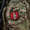 TacMed Pinup Girl Patch, olive, 3d Rubber Patch, M-Tac