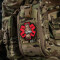 TacMed Pinup Girl Patch, olive, 3d Rubber Patch, M-Tac