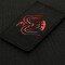 Viking Raven Lasercut Patch, black-red, Cordura Lasercut, M-Tac