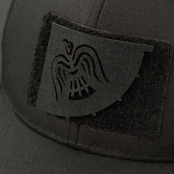 Viking Raven Lasercut Cutout Patch, black, Cordura Lasercut, M-Tac