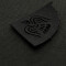 Viking Raven Lasercut Cutout Patch, black, Cordura Lasercut, M-Tac