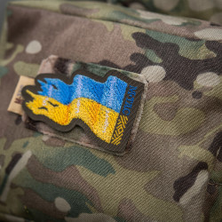 Ukraine Flag Patch, reversed fullcolor, embroided Patch,...
