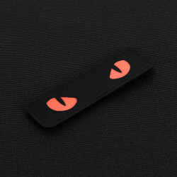 Cat Eyes Lasercut Patch, black, red-gid afterglow, Cordura Lasercut, M-Tac