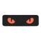 Cat Eyes Lasercut Patch, black, red-gid afterglow, Cordura Lasercut, M-Tac