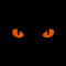 Cat Eyes Lasercut Patch, black, red-gid afterglow, Cordura Lasercut, M-Tac