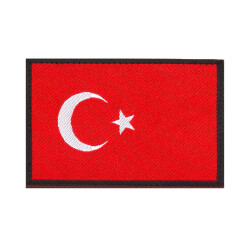 Turkey Flag Patch, fulcolor
