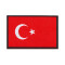 Turkey Flag Patch, fulcolor