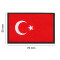 Turkey Flag Patch, fulcolor