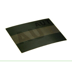 Dual IR Patch DEU - IR Country Flag Germany - IR / Infrared Patch with DEU Term, RAL7013