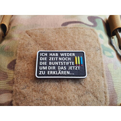 JTG micro Buntstifte Patch, fullcolor, JTG 3D Rubber Patch