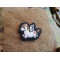 JTG micro Flying Unicorn KISSMYASS  Patch, rainbow, JTG 3D Rubber Patch