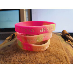 JTG Nam Myoho Renge Kyo, silicon bracelet, sun rainbow, JTG silicon bracelet