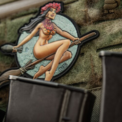 Tactical Witch , Girl No. 11 Patch, fullcolor, 3d Rubber Patch, M-Tac