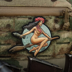 Tactical Witch Girl No. 11 Patch, fullcolor, 3d Rubber Patch, M-Tac