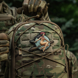 Tactical Witch Girl No. 11 Patch, fullcolor, 3d Rubber Patch, M-Tac