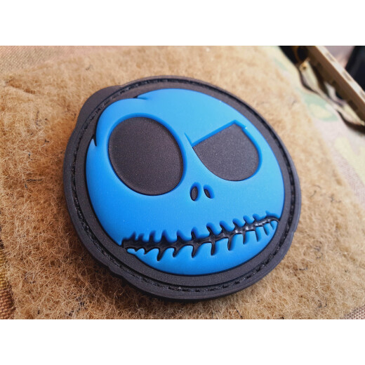 JTG Big Nightmare Smile, Patch, blue gid (blue glow in the dark), JTG 3D Rubber Patch