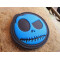 JTG Big Nightmare Smile, Patch, blue gid (blue glow in the dark), JTG 3D Rubber Patch