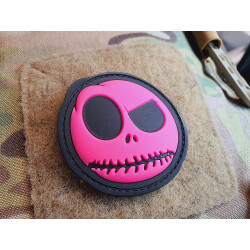 JTG Big Nightmare Smile, Patch, pink gid (pink glow in the dark), JTG 3D Rubber Patch