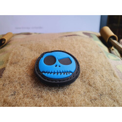 JTG micro Nightmare Smile, Patch, blue gid (blue glow in the dark), JTG 3D Rubber Patch