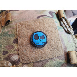 JTG micro Nightmare Smile, Patch, blue gid (blue glow in the dark), JTG 3D Rubber Patch