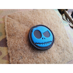 JTG micro Nightmare Smile, Patch, blue gid (blue glow in the dark), JTG 3D Rubber Patch