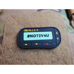 JTG limited special Not For Everybody Patch  / JTG 3D Rubber Patch