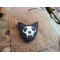 JTG micro Nightmare Skull Cat Patch Nr.1, gid (glow in the dark), JTG 3D Rubber Patch