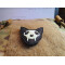 JTG micro Nightmare Skull Cat Patch Nr.1, gid (glow in the dark), JTG 3D Rubber Patch