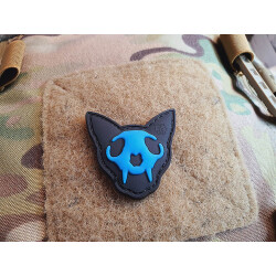 JTG micro Nightmare Skull Cat Patch Nr.1, bluegid...