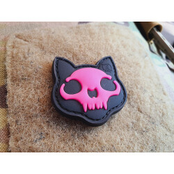 JTG micro Nightmare Skull Cat Patch Nr.2, pinkgid...