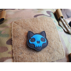 JTG micro Nightmare Skull Cat Patch Nr.2, bluegid...