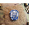 JTG micro SAINT MICHAEL PROTECT US Patch, lightblue, JTG 3D Rubber Patch