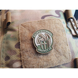 JTG micro SAINT MICHAEL PROTECT US Patch, mc, JTG 3D...