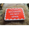 JTG FLIGHT RECORDER Patch, red white, JTG 3D Rubber Patch