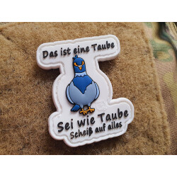 JTG Sei wie Taube Patch, fullcolor, JTG 3D Rubber Patch