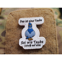 JTG Sei wie Taube Patch, fullcolor, JTG 3D Rubber Patch