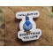 JTG Dove shit on Patch, fullcolor, JTG 3D Rubber Patch