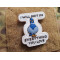 JTG Dove shit on Patch, fullcolor, JTG 3D Rubber Patch