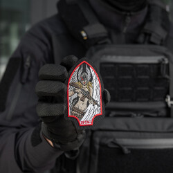 Walküre Patch, black-red, embroided, M-Tac