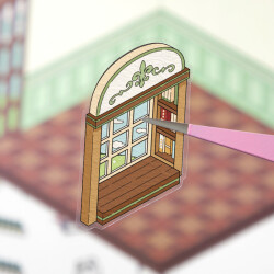 Music Bar, Sticker-Therapie Aufkleber Set, isometrisches Aufkleber Set für Kreative 3D-Szenen, SIMNO Aufkleber Set