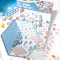 Hot Spring Chapter, Sticker-Therapie Aufkleber Set, isometrisches Aufkleber Set für Kreative 3D-Szenen, SIMNO Aufkleber Set