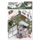 Coffee Shop Chapter, Sticker-Therapie Aufkleber Set, isometrisches Aufkleber Set für Kreative 3D-Szenen, SIMNO Aufkleber Set