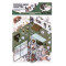 Coffee Shop Chapter, Sticker-Therapie Aufkleber Set, isometrisches Aufkleber Set für Kreative 3D-Szenen, SIMNO Aufkleber Set