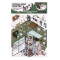Coffee Shop Chapter, Sticker-Therapie Aufkleber Set, isometrisches Aufkleber Set für Kreative 3D-Szenen, SIMNO Aufkleber Set
