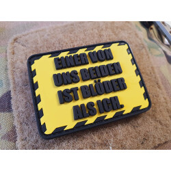 JTG EINER VON UNS Patch, fullcolor, JTG 3D Rubber Patch