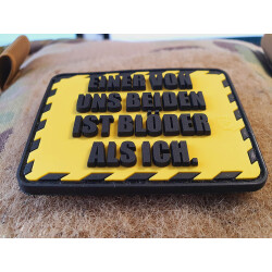 JTG EINER VON UNS Patch, fullcolor, JTG 3D Rubber Patch